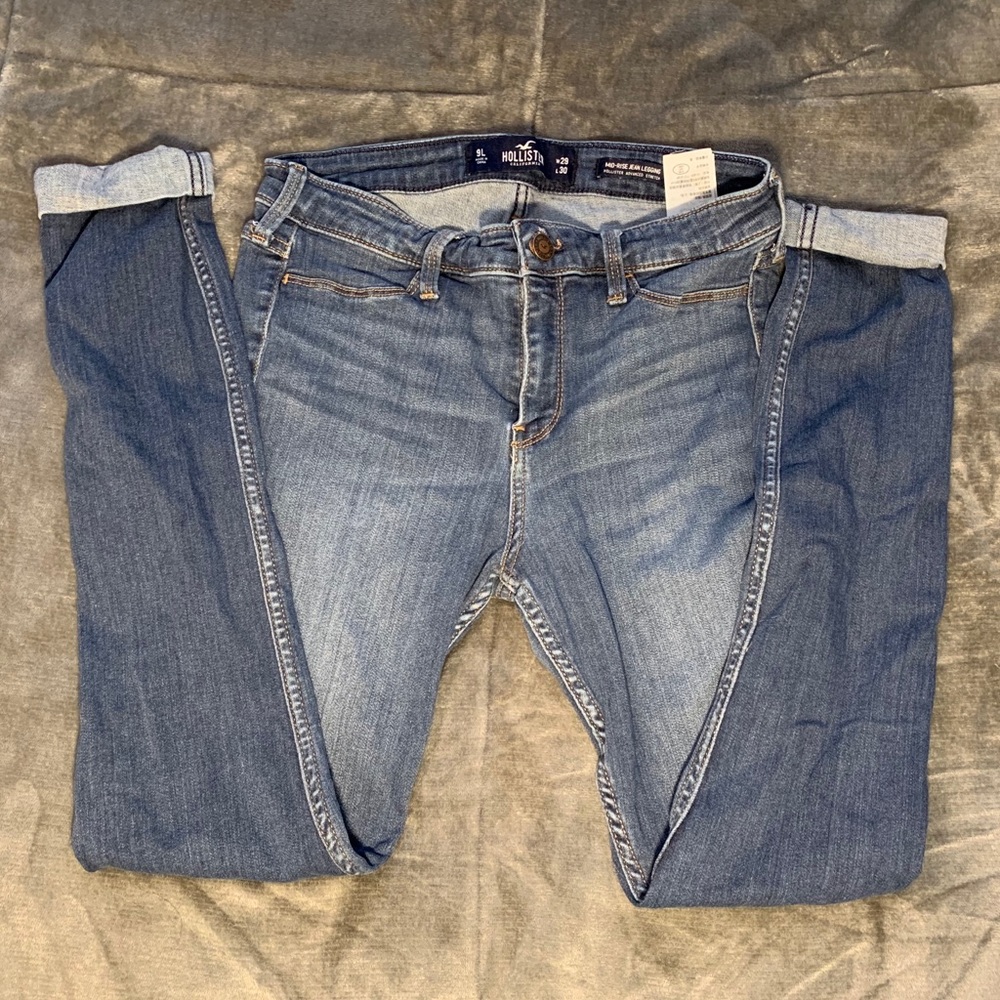 Hollister mid rise jean leggings